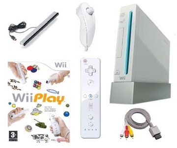 Konsola Nintendo Wii - Zestaw Kompletny + Wii Play