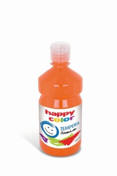 Farba tempera 500 ml Happy Color pomarańczowa