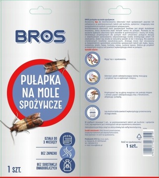LEP FOOD MOTH TRAP PHEROMONE действует в течение 3 месяцев Bros 1 шт.