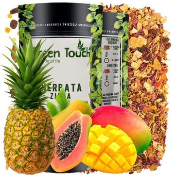 MEGA AROMATYCZNA herbata OWOCOWA 8 DODATKÓW 50g