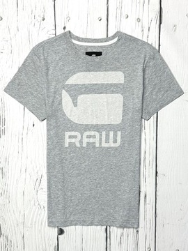G-STAR RAW ANVAN Koszulka T-Shirt Męska z Nadrukiem Logowana r. M