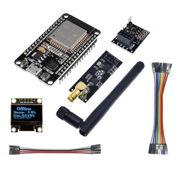 OpenDTU для Hoymiles DIY Kit Display SSD1306 ESP32 NRF24L01 Антенное гнездо