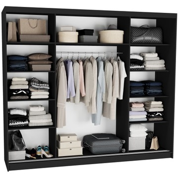 Norvio I шкаф-купе 250 см с зеркалом