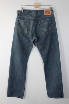 LEVI'S 514 SZARE SPODNIE JEANS W34 L34 BDB STAN