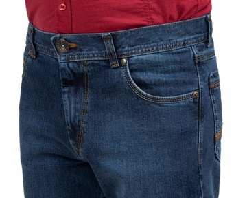 Jeans męskie spodnie klasyczne granatowe PL - 108 cm L:30