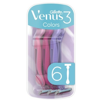 Gillette Venus 3 jednorazowe maszynki do golenia, 6 szt.