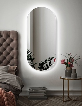 LUSTRO LED Z PODŚWIETLENIEM DO PRZEDPOKOJU SALONU