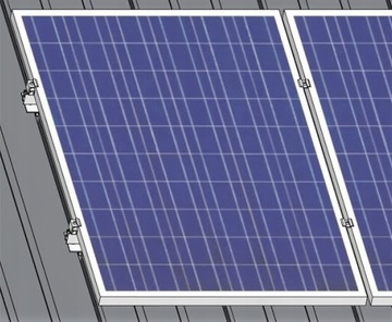 Кронштейн для крепления на крышу СТОЯЩИЕ ШВЫ сталь PV