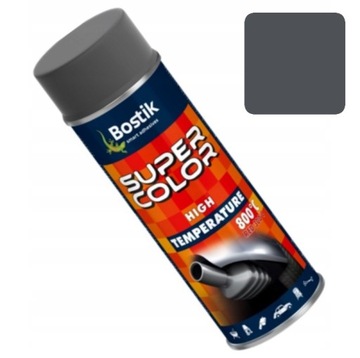 BOSTIK ANTRACYT LAKIER WYSOKOTEMPERATUROWY 800°C 400ml