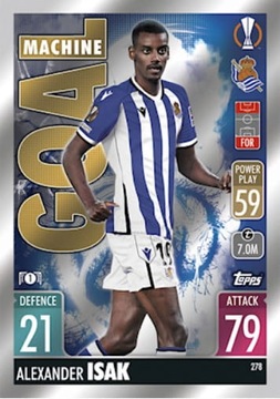 Topps Match Attax 2021/22 Goal Isak 278