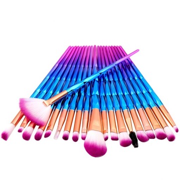 НАБОР ПРОФЕССИОНАЛЬНЫХ КИСТЕЙ ДЛЯ МАКИЯЖА 20 ШТ.