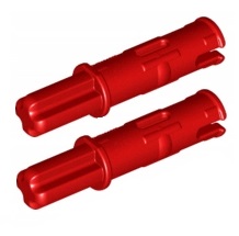 LEGO Technic Pin Czerwony (11214/6209519) 2 szt