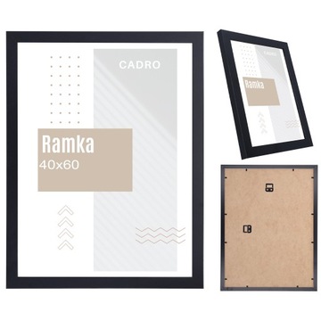RAMKA 70x100 RAMKI NA ZDJĘCIA B1 RAMKA BIAŁA RAMA MDF DUŻA 100x70 CM CADRO
