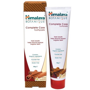 Himalaya Botanique Pasta do zębów Complete Care o smaku Cynamonu bez fluoru