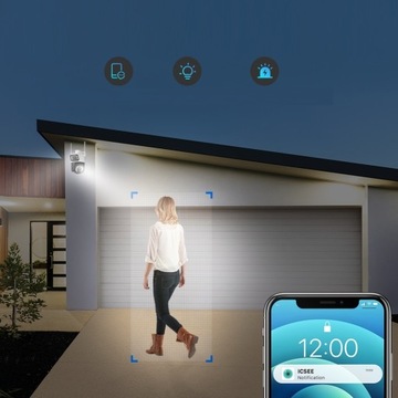 ДВОЙНАЯ ВРАЩАЮЩАЯСЯ НАРУЖНАЯ IP-КАМЕРА WIFI 6MPX