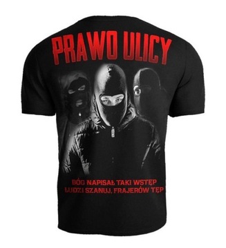 T-SHIRT PUBLIC ENEMY PRAWO ULICY BLACK S