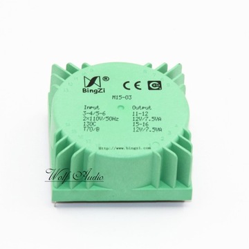 Тороидальный трансформатор ny 12В 15Вт для усилителя