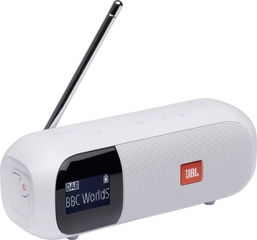 RADIO JBL Tuner 2 DAB+/FM BLUETOOTH IPX7 Białe