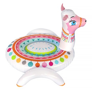 НАДУВАННЫЙ ПЛЯЖНЫЙ МАТРАС ДЛЯ КУПАНИЯ АЛЬПАКА 110х100 СМ