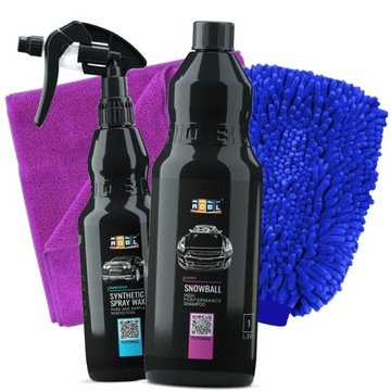 ADBL Zestaw SSW + Snowball rękawica do mycia auta