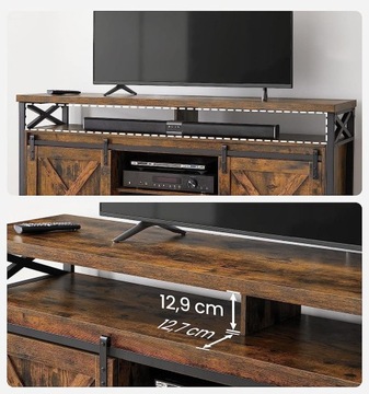 Комод в стиле лофт в деревенском стиле, тумба под телевизор