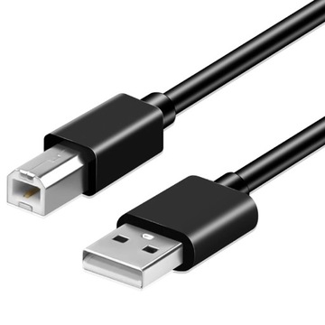 DŁUGI KABEL USB A - USB B DO DRUKARKI SKANERA Z FILTREM 1,5M