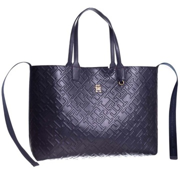 TOMMY HILFIGER TOREBKA DAMSKA TOTE MONO GRANATOWA