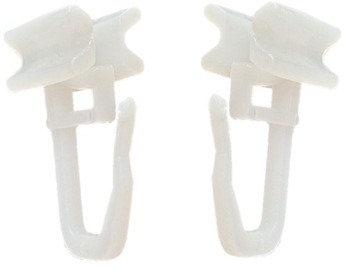 Булавка с направляющей для шторных профилей и алюминиевых карнизов, 50 шт.