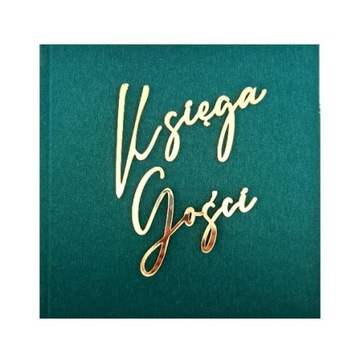 KSIĘGA GOŚCI ZIELEŃ FOTOBUDKA ŚLUB ALBUM WESELE