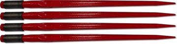 4x ZĄB ŁADOWACZA PROSTY 810 mm CHWYTAKA + TULEJKA