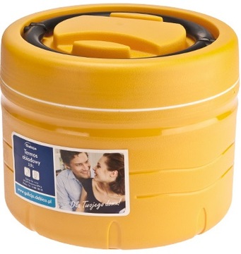 GALICJA TERMOS OBIADOWY POJEMNIK TERMICZNY LUNCH BOX 3 L ŻÓŁTY