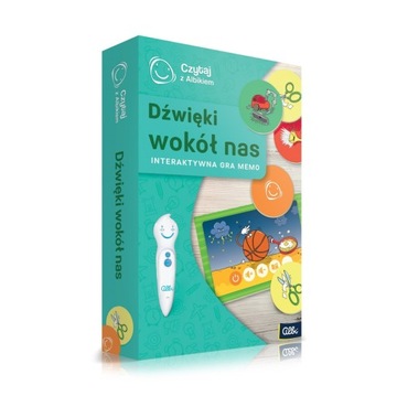 CZYTAJ Z ALBIKIEM GRA MEMO DŹWIĘKI WOKÓŁ NAS MÓWI