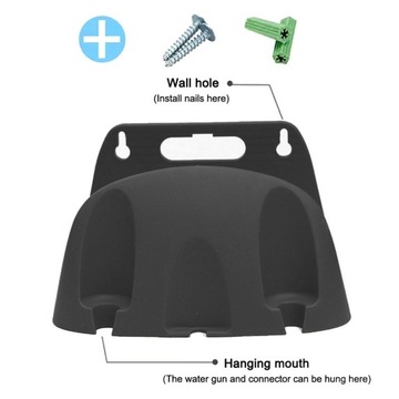 Держатель шланга Вешалка для садового шланга Кабель Расширяемый держатель держателя водяного шланга