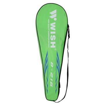 WISH Набор из 2 ракеток + 3 воланов + чехол для бадминтона