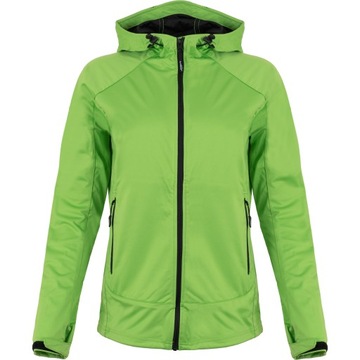 ЖЕНСКАЯ ВЕТРОЗАЩИТНАЯ КУРТКА СОФТШЕЛЛ С КАПЮШОНОМ M