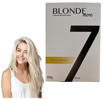 Rozjaśniacz Proszek Do Rozjaśniania Włosów Profesjonalny BLONDEMORE 500g