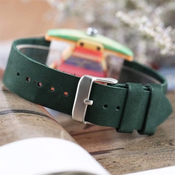 Деревянные часы, уникальные треугольные женские деревянные часы, креативные