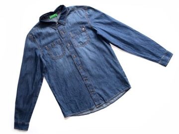 BENETTON 170 13-14 KOSZILA JEANSOWA DŁUGI RĘKAW