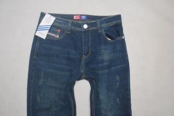 MV Modne Wygodne Spodnie Jeans Adidas 32 US