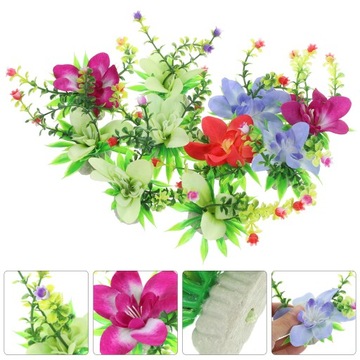 ИСКУССТВЕННЫЙ БУКЕТ ИЗ ЦВЕТОВ РАСТЕНИЙ НАРУЖНЫЙ ДЕКОР