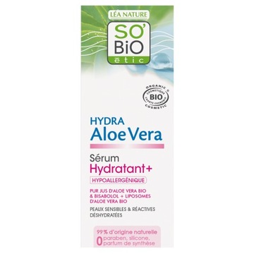 ALOE VERA serum kojąco-nawilżające So'Bio