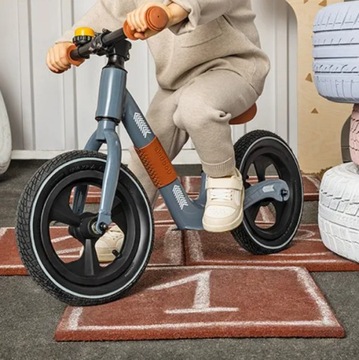 Легкий беговел POUL Skiddou, темно-синий