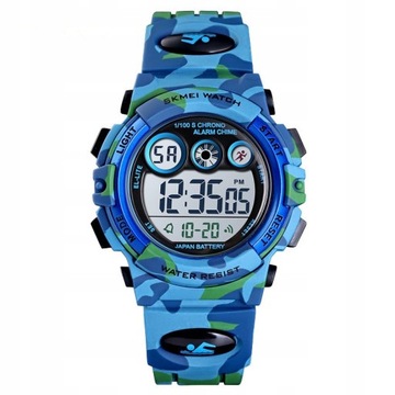 Zegarek dla dzieci Skmei 1451 LED 8 kolorów WR 50