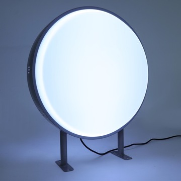 KASETON REKLAMOWY LED OKRĄGŁY 50CM, DWUSTRONNY