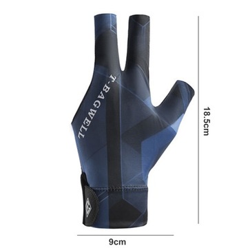 1 шт. Левая бильярдная перчатка, быстросохнущая и дышащая.