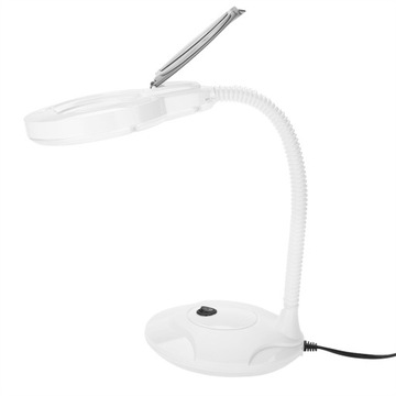 Настольная светодиодная лупа холодного света, 3-кратная увеличительная лампа, подводка для глаз, маникюр