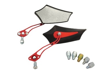 ЗЕРКАЛА ДЛЯ СКУТЕРА QUADA ATV МОТОЦИКЛА M8, ОДОБРЕНИЕ РЕЗЬБЫ, ДЛИННЫЙ РУКОЯТ