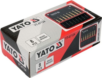 НАБОР ИЗ 8 ПУАНСОВ YATO ПАРАЛЛЕЛЬНЫЕ ЛАТУННЫЕ.