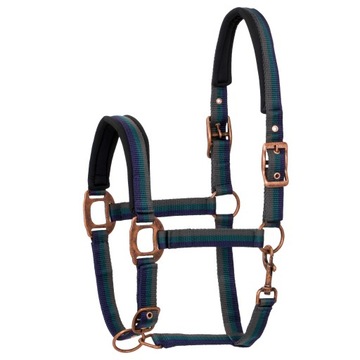 Kantar dla konia START Rustic granatowy/zielony/szary COB