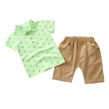 Дети для маленьких мальчиков с узором якоря на пуговицах